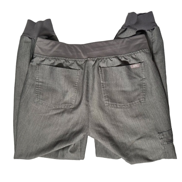 Figs Heather Gray Rare Zamora Joggers w/Grey Drawstring - Picture 4 of 6